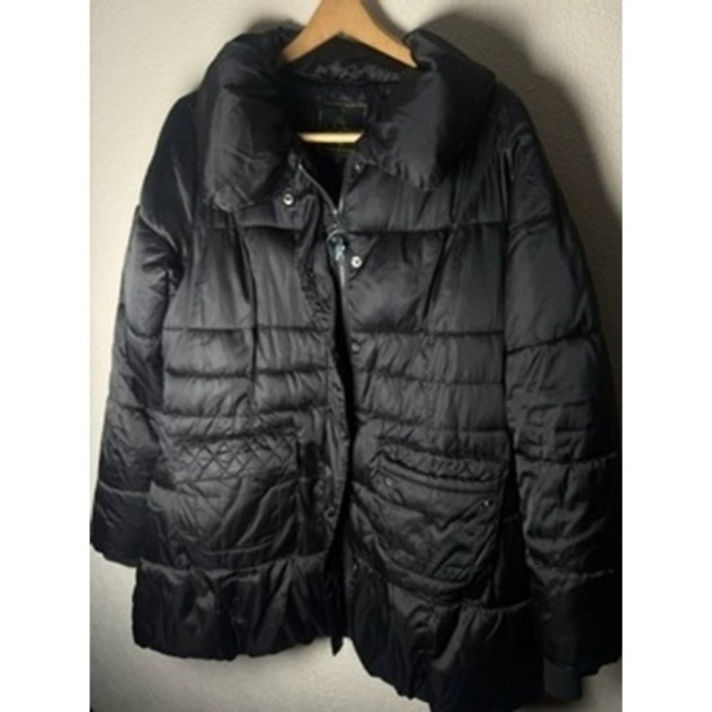 Baby Phat Y2K Black Puffer Coat Full Zip Winter Jacket Women's‎ Size L